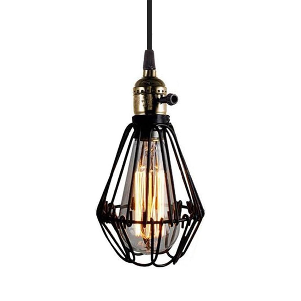 Lámpara colgante vintage de metal para solucionar la falta de luz en mesas