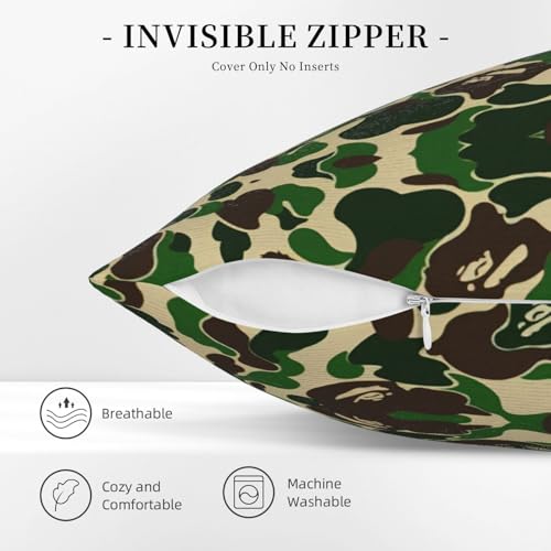 Housse de coussin vert camouflage pour protéger et embellir le canapé - 6