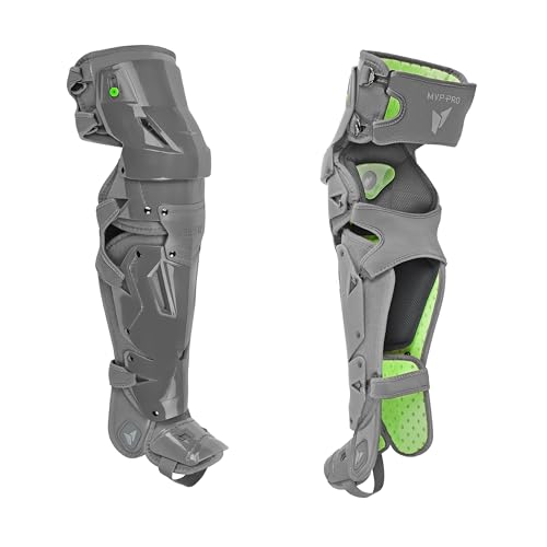All-Star MVP-PRO Catcher Leg Guards, GPH/GPH, Small