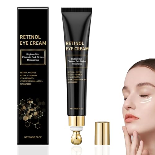 Caffeine Eye Cream – Helps Reduce Appearance of Dark Circles, Puffiness & Fine Lines, with Niacinamide & Hyaluronic Acid, for All Skin Types