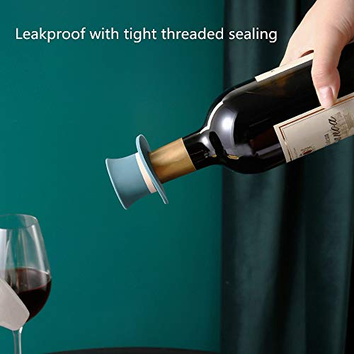 Sunnyac Wine Stoppers, Funny And Reusable Silicone Bottle Caps, Decorative Wine Sealer Preserver Accessory Set For Christmas Holiday, Pack Of 3 (Multicolored) #TOP2