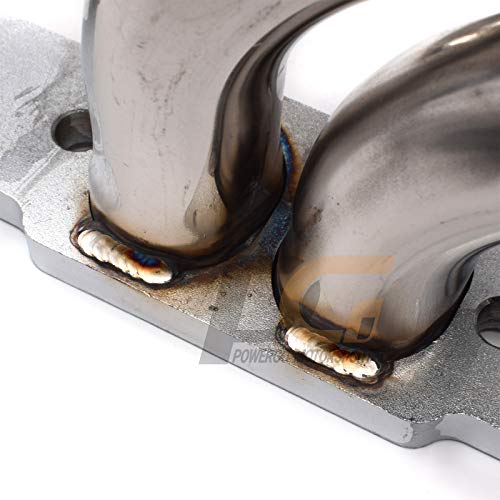 Image of Exhaust Headers 1-1 /2 in. 304 Stainless Steel Polished Finish for 88-95 C1500 C2500 K1500 K2500 Silverado Sierra 92-95 Suburban Blazer Jimmy Tahoe Yukon 305 350 cu. in. 5.0L 5.7L
