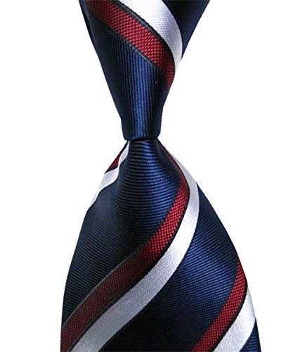 Wehug Lot 6 PCS Men's Tie Silk Tie Woven Necktie Jacquard Neck Ties Classic Ties For Men style029
