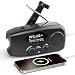 [Upgraded Version] iRonsnow IS-088+ [1000mAh] Solar Hand Crank Radio AM/FM/NOAA/WB Weather Emergency Radio, Dynamo LED Flashlight Power Bank for iPhone/Android Smart Phone (Black)
