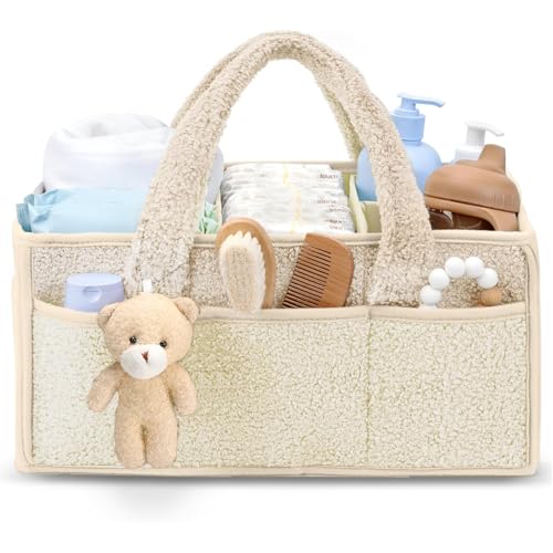 Lista de Partes de arriba para Bebé comprados en linea. 45 Organizador de Pañales para Bebé,canasta organizadora bebe,cesta de fieltro para almacenamiento de pañales,organizador con múltiples bolsillos y compartimentos flexibles para...