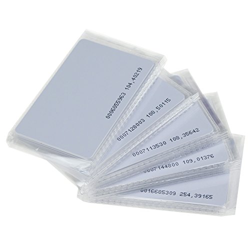 HFeng Carte d'identification sans contact de la carte RFID 125KHz EM4100 TK4100 RFID sans contact cartes d'identité de proximité (100pcs) Cover