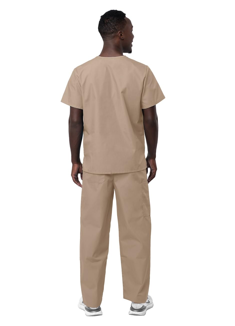 Sivvan Tenue Médicale Unisexe Classique - Blouse Col en V & Pantalon à Cordon