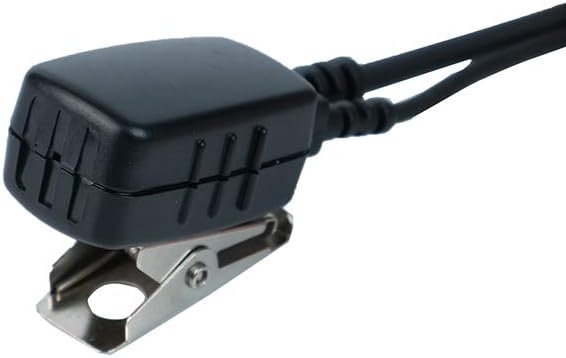 Caroo Walkie Talkies Earpiece for Kenwood G Shape Headset with PTT Mic Compatible with Baofeng UV-5R BF-888S BF-F8HP BF-F9 UV-82 UV-82HP UV-82C Kenwood Walkie Talkies Two Way Radio 2 pin(10 Pack)