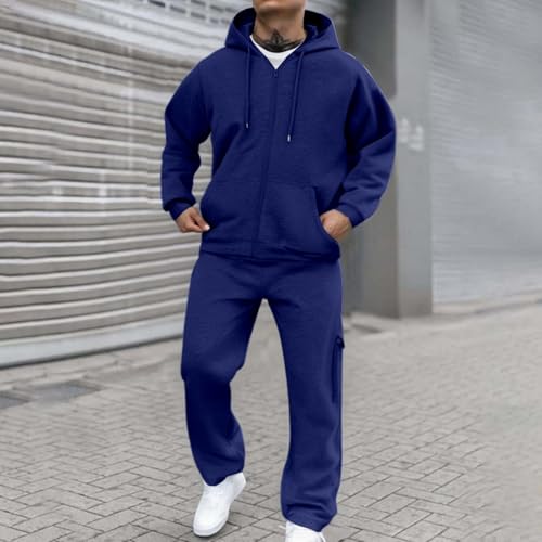 Survêtement homme coton confortable ensemble jogging contre la fraîcheur - 3