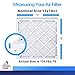 Filter King 13x19x1 Air Filter | 4-PACK | MERV 8 HVAC Pleated A/C Furnace Filters | MADE IN USA | Actual Size: 13 x 19 x .75