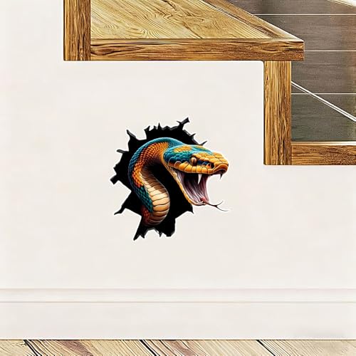 Vinilos decorativos 3D serpiente pack 2 unidades miniatura 5