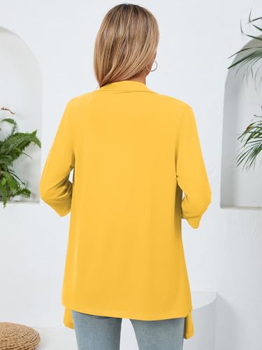 Image of Women's Lightweight Open Front Cardigans Casual Soft Drape Spring Summer Fall Cardigan S-3XL