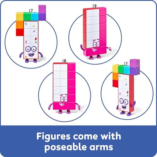 hand2mind Numberblocks Friends Seventeen and Eighteen Pack - 4