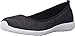 Skechers Women's Stardust Follow Me Flat,Black/White,8.5