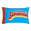 NoJo Superman Up in The Sky 4 Piece Toddler Bed Set Includes Comforter, Fitted Bottom Sheet, Flat Top Sheet, and Reversible Pillowcase fits Standard Toddler Mattress (Officially Licensed Product) #5