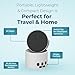 Adaptive Sound Technologies LectroFan Micro 2 - Portable Bluetooth Speaker & White Noise Machine - Compact Sound Machine for Travel - 11 Non-Looping Sounds for Sleep Support - White