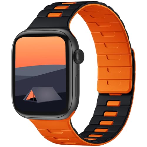 Dual-Sided Silicone Apple Watch Strap
