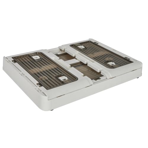 Rangement plastique blanc pliable Simplify pour gagner de la place