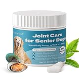 Hip & Joint Senior Dog Supplement–Advanced Glucosamine Chondroitin for Dogs with MSM, Green Lipped Mussel,and Omega-3 – Supports Mobility and Reduces Joint Pain for Senior Dogs(120ct Chewable Tablets)