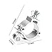 5 Pack 2 Inch Quick Lock and Release Heavy Duty 220 Lbs Aluminum Alloy Stage Lighting Clamp for Moving Head Light Par Light Spotlight Fit 50 mm OD Pipe -TUV Certificated Silver