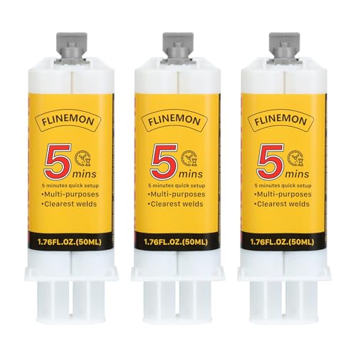 Flinemon Clear Epoxy Glue Syringe Kit