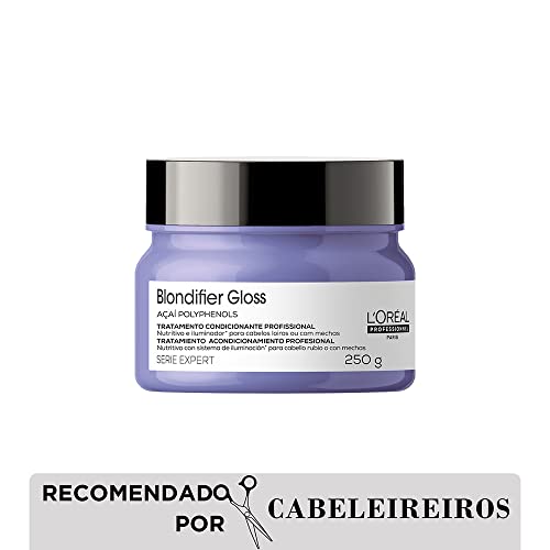 L'Oréal Professionnel Máscara Capilar Blondifier Gloss, Restaura e Ilumina os Fios, Para Cabelos Lo