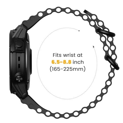 Bracelet Garmin Fenix 5 résistant à la sueur style Ocean 22mm anti-irritation - 6