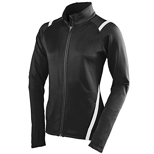 Augusta Sportswear Teen-Girl's Freedom Jacket, Black/White, Large #TOP1