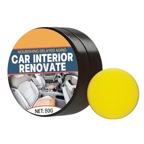 Restaurador de cuidado de interiores de coche, pasta de renovación para asientos de coche, producto de reparación para salpicadero, para volante, consola central, reposabrazos, revestimiento de puerta