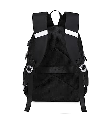 Women Casual Backpack Set Girl School Bookbag Set Cute Laptop Ruaksack Black4