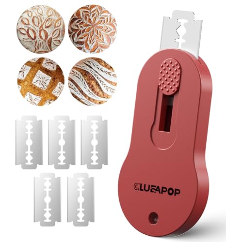 CLUEAPOP Bread Lame, Magnetic Storage Sourdough Scoring Tool With 5