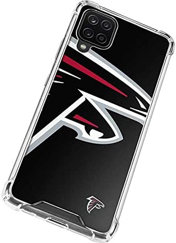 Skinit Clear Phone Case Compatible with Galaxy A12 - Officially Licensed NFL Atlanta Falcons Large Logo Design