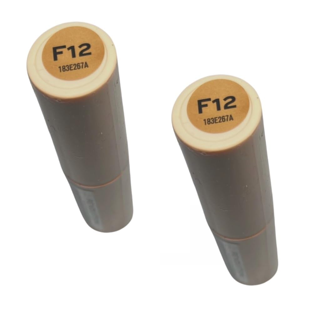 Pack of 2 Makeup Revolution Beauty Fast Base Stick Foundation, F12