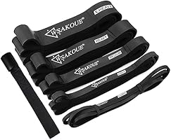 WSAKOUE Pull Up Bands, Resistance Bands, Pull Up Assistance Bands Set for Men & Women, Exercise Workout Bands for Working...