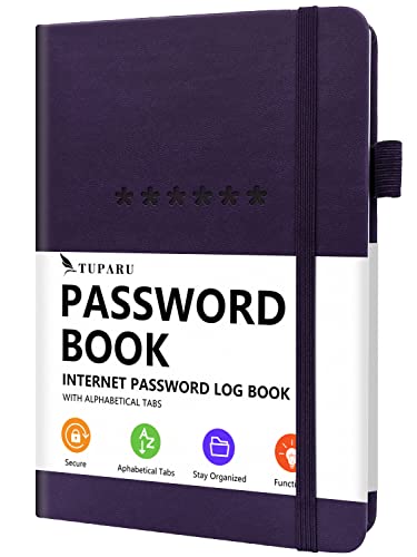 Carnet de mots de passe internet alphabet organiseur site web et ordinateur