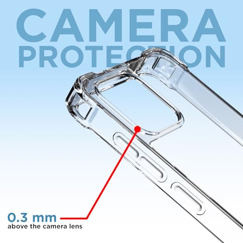 Image of Pikkme Back Cover for Oppo K13 5G Raised Edges Shockproof Clear PC + TPU Transparent Protective Phone Bumper Case(Transparent)