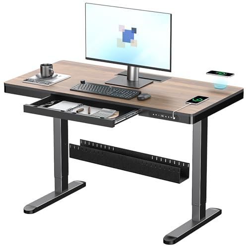 ERGO COLLECT 48" Electric Standing Desk with Drawer & USB