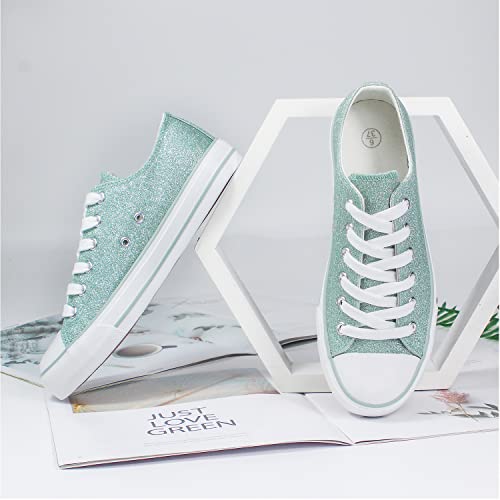 Anqila Women Canvas Shoes Low Top Lace Up Canvas Sneakers Non Slip Shoes Casual Fashion Running Lightweight Breathable Low Cut Comfortable Canvas Shoes Walking… #TOP5