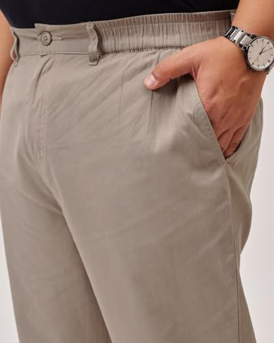 Image of Men Plus Size Chino Pants | Casual Chinos for Men