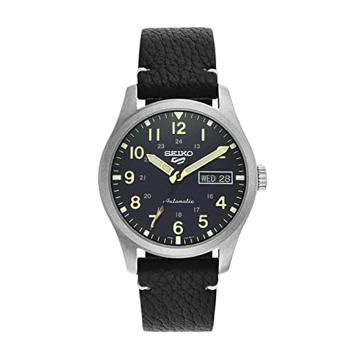 Seiko Reloj Análogo para Hombres de Automático con Correa en Cuero SRPG39K1