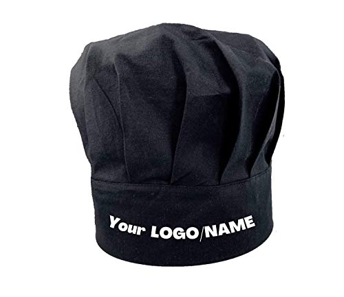 Cappello Da Cuoco Nero In Cotone Regolabile - Per Ristorante, Casa, Ideale Regalo - Foto 4