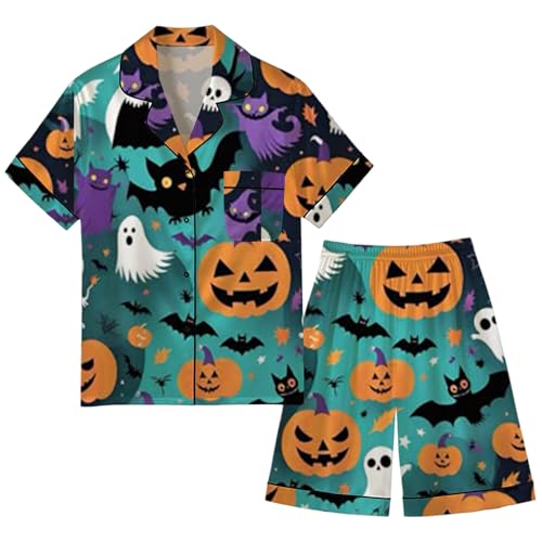 Pijama de Halloween para hombre ideal para noches de cine de terror y descanso