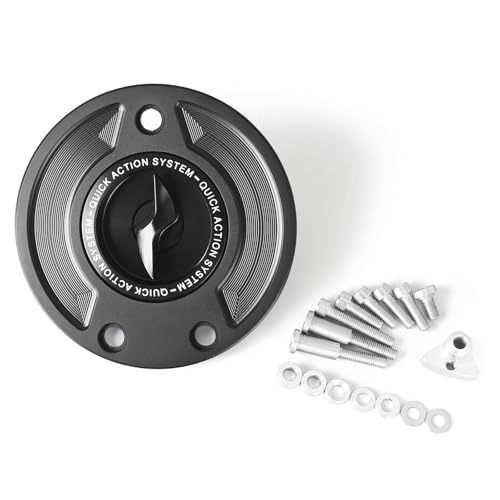 VITINO Gas Cap Quick Action Fuel Tank Cap Lightning Key