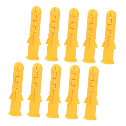 NAMOARLY Ribbed Plastic Anchors Wall Expansion Tube Kit 200pcs Drywall Hole Patch for Wall