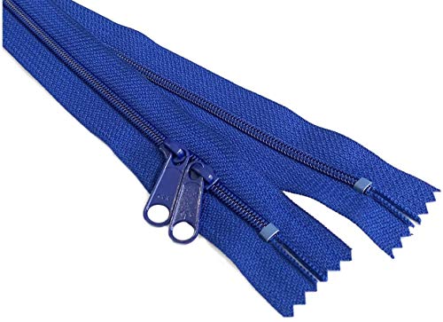 Fermetures éclair doubles coulissantes YKK 76cm pour sac de voyage