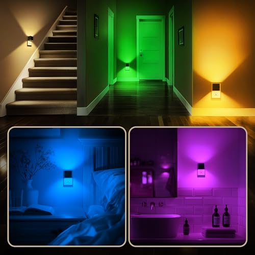 Image of DORESshop LED Night Lights Plug into Wall [2 Pack],Plug in Nightlight