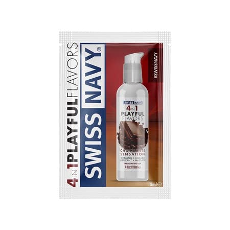 Swiss Navy 4 in 1 Chocolate Sensation 5 ml Cover