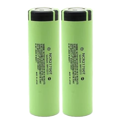 AFSONGOO 21700 2Packs 3.7V Rechargeable Battery Flat top Battery for Electronic Devices,Such as LED flashlights, Emergency Lights,Portable Devices