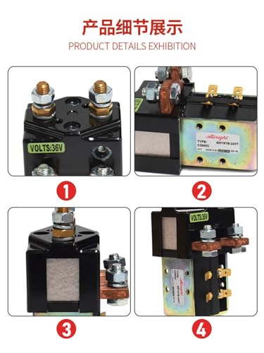 Contacteur 48V SW181 avec bobine haute performance pour commutation stable - 3