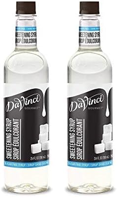 Image of DaVinci Gourmet Sugar Free Sweetening Syrup, 25.4 Fl Oz (Pack of 2)